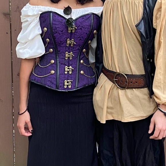 Purple Steampunk Corset - Picture 9 of 9